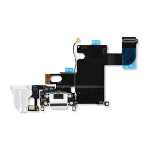 Оригинальный Аудио шлейф с системным разъемом iPhone 6, Белый (White)