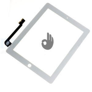 Сенсор на iPad 3 и iPad 4 белый