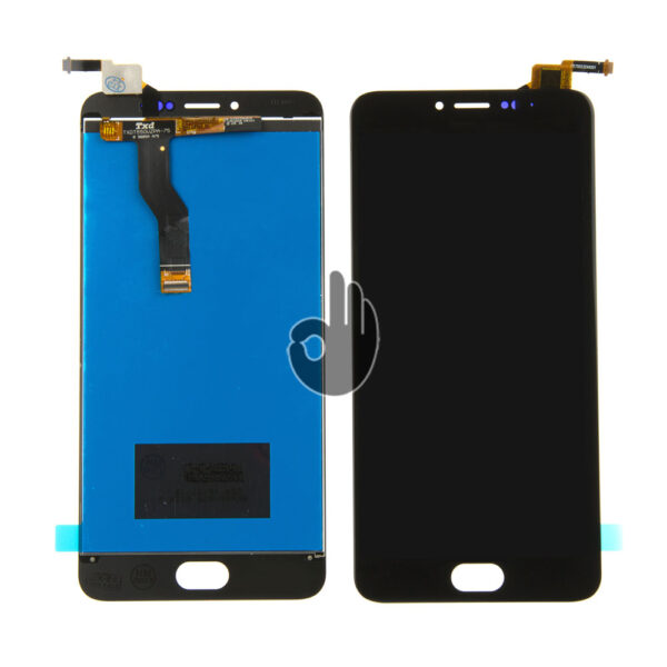Оригинальный Дисплей Meizu M3 Note (L681Н) черный (LCD экран, тачскрин, стекло, модуль в сборе)