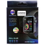 Защитное 5D Стекло Apple iWatch 38мм черное