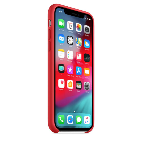Чехол Apple iPhone X Silicone Case Red