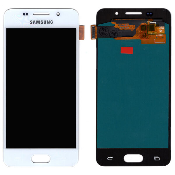 Дисплей Samsung A310 Galaxy A3 (2016) с белым тачскрином OLED