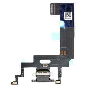 Шлейф iPhone XR з роз'ємом зарядки та мікрофонами Original PRC Black