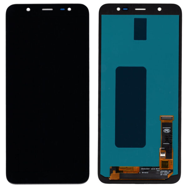 Дисплей Samsung J810 Galaxy J8 (2018) с черным тачскрином OLED