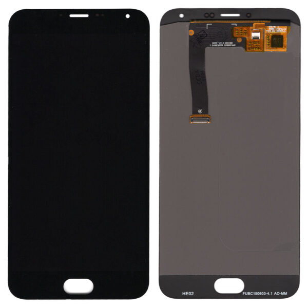 Дисплей Meizu MX5, MX5e OLED Черный Экран + тачскрин
