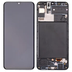 Дисплей Samsung Galaxy A30s (SM-A307) OLED повноразмерний з тачскріном та рамкою