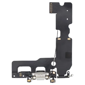 Шлейф iPhone 7 Plus Білий з роз'ємом зарядки та нижніми мікрофонами