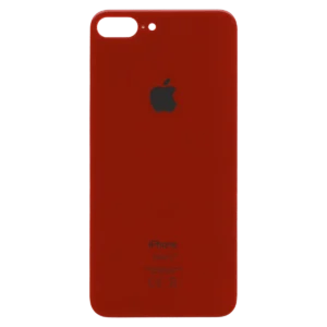 Заднє скло корпусу iPhone 8 Plus Червоне (Red) з великим вирізом під камеру