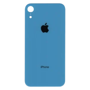 Заднє скло корпусу iPhone XR | Блакитне | з великим вирізом під камеру