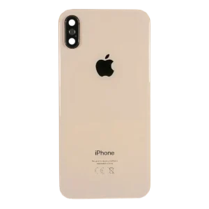 Заднє скло корпусу iPhone XS | зі склом камери | Золоте (Gold)