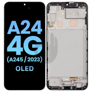 Дисплей Samsung Galaxy A24 (SM-A245) OLED полноразмерная, с тачскрином и рамкой