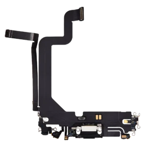 Шлейф iPhone 14 Pro Max с разъёмом зарядки Original PRC Space black
