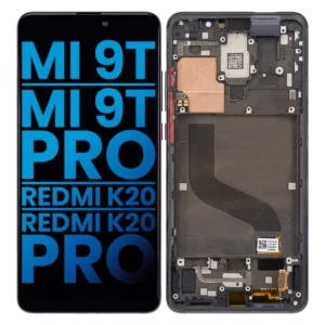 Дисплей Xiaomi Mi 9T, Mi 9T Pro, Redmi K20, Redmi K20 Pro OLED с тачскрином и рамкой Carbon Black
