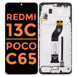 Дисплей Xiaomi Redmi 13C / Redmi 13C 5G / Poco C65 Original PRC с тачскрином и рамкой