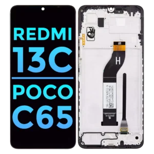 Дисплей Xiaomi Redmi 13C / Redmi 13C 5G / Poco C65 с тачскрином и рамкой
