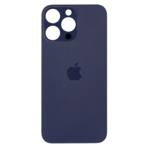 Заднє скло корпусу iPhone 14 Pro Max з великим вирізом під камеру | Deep Purple