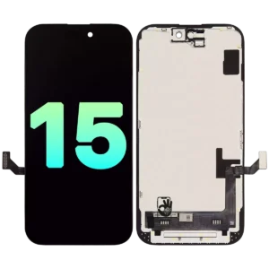 Дисплей iPhone 15 IPS с тачскрином и рамкой