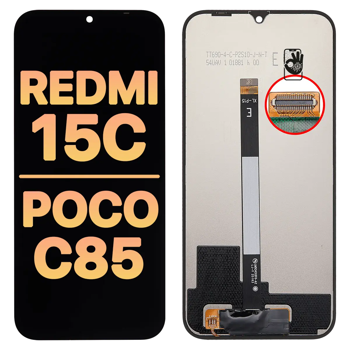 Дисплей Xiaomi Redmi 15C 4G / Redmi 15C 5G / Poco C85 (Global) Original PRC с тачскрином Дисплей Xiaomi Redmi 15C 4G / Redmi 15C 5G / Poco C85 (Global) Original PRC с тачскрином