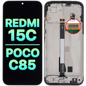 Дисплей Xiaomi Redmi 15C 4G / Redmi 15C 5G / Poco C85 (Global) TFT с тачскрином и рамкой
