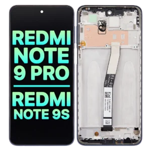 Дисплей Xiaomi Redmi Note 9 Pro / Redmi Note 9S с тачскрином и рамкой Gray