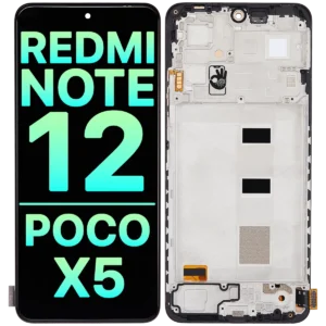 Дисплей Xiaomi Redmi Note 12 4G / Poco X5 IPS з тачскріном та рамкою