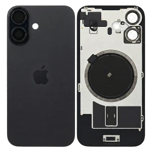 Задня кришка (скло) iPhone 16 у зборі на рамці Black Original PRC